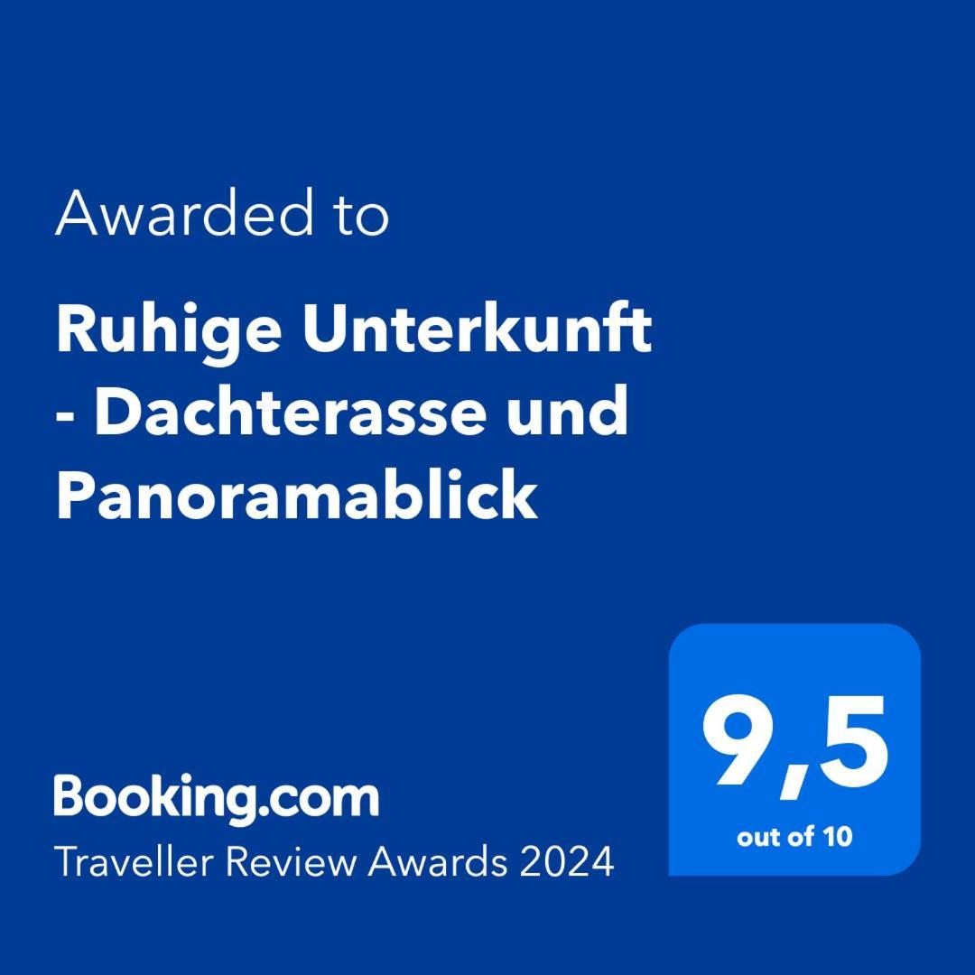 Ruhige Unterkunft - Dachterasse Und Panoramablick Warstein Bagian luar foto